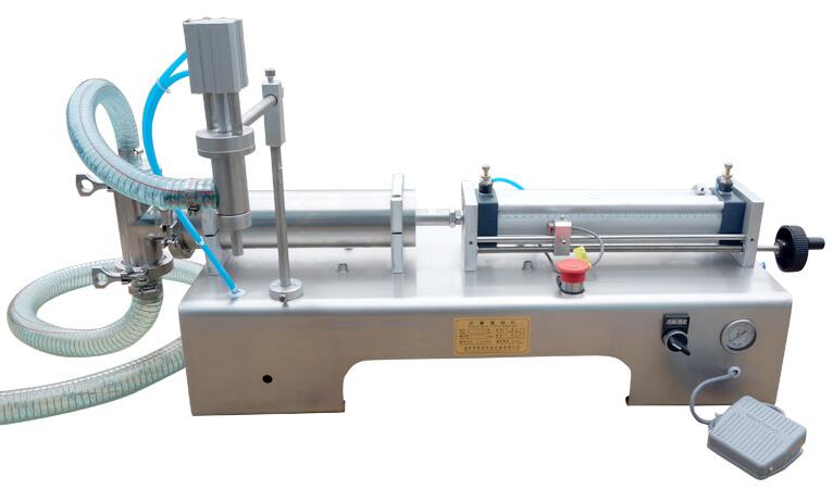 bsb氣動(dòng)小型定量灌裝機(jī)不銹鋼機(jī)身